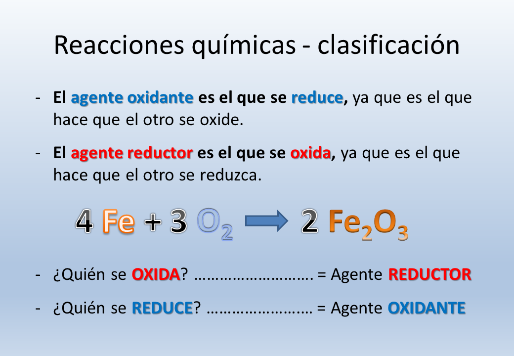 Resultado de imagen para tabla de agentes oxidantes y reductores
