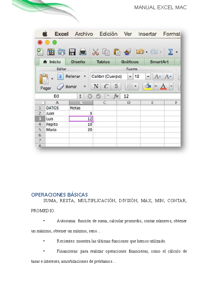 Manual For Excel For Mac