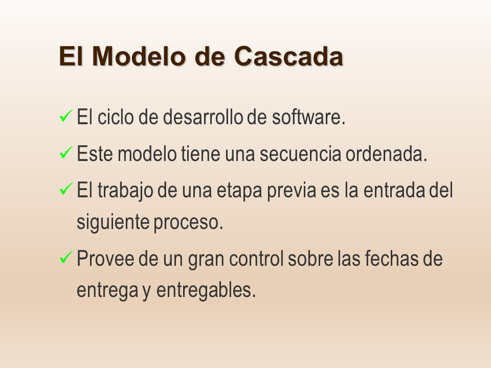 Modelos de Desarrollo de software