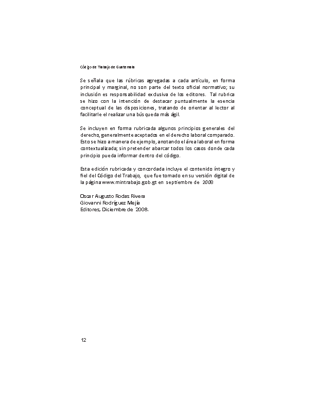 Codigo de trabajo de Guatemala - Monografias.com