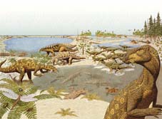 El hábitat de los dinosaurios