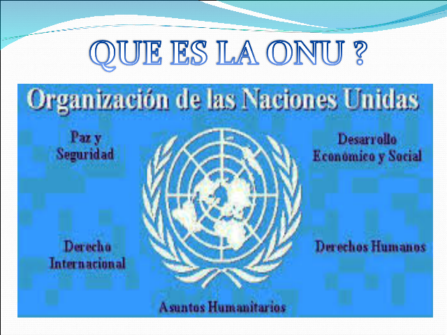 Organización de las naciones unidas