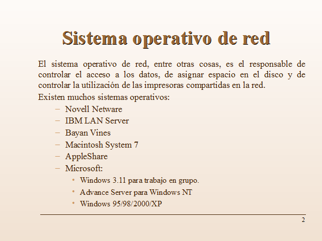 moverse Post impresionismo accesorios Sistema operativo de red