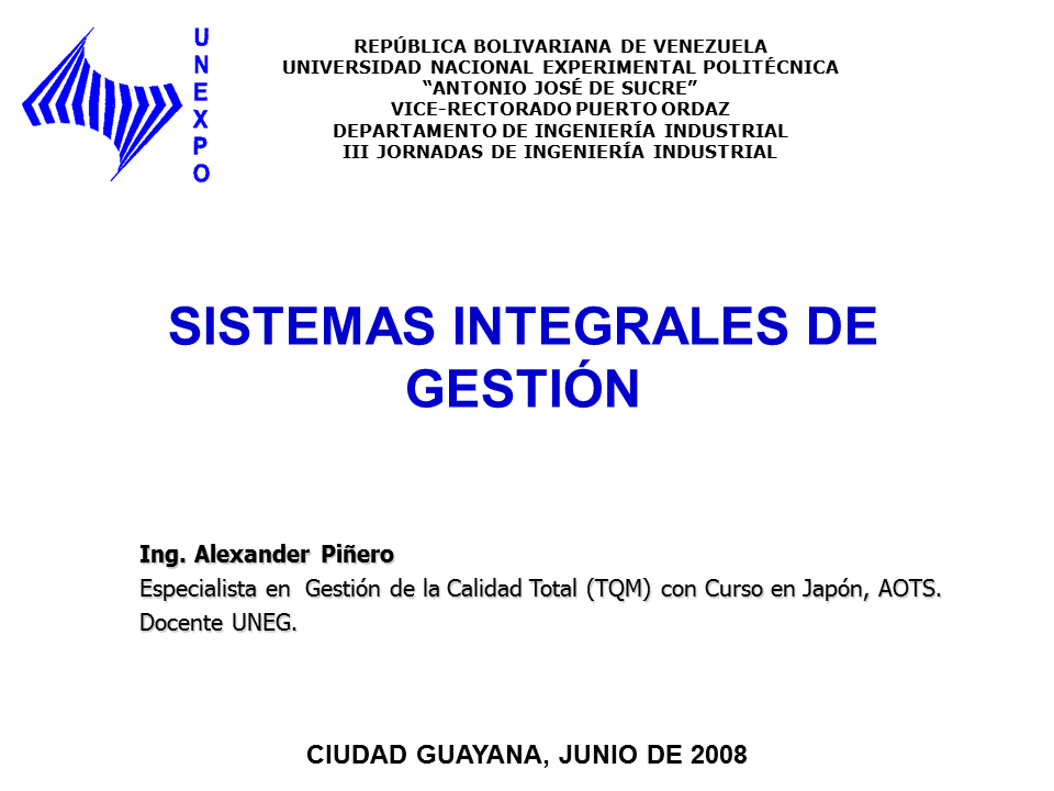 Sistemas Integrales De Gestion Powerpoint Monografias Com