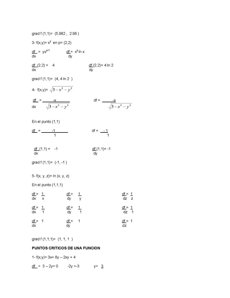 Ejercicios De Calculo Vectorial Pagina 2 Monografias Com