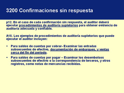 Confirmaciones de auditoría - Monografias.com Confirmaciones de auditoría - Monografias.com
