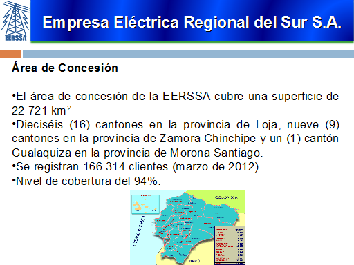Empresa Electrica Regional Del Sur S A Plan Estrategico 2012